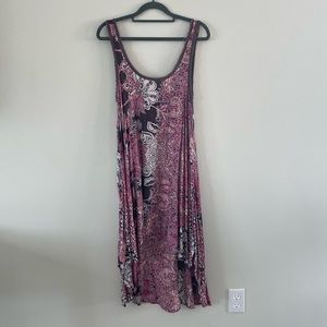 Free People high low midi dress